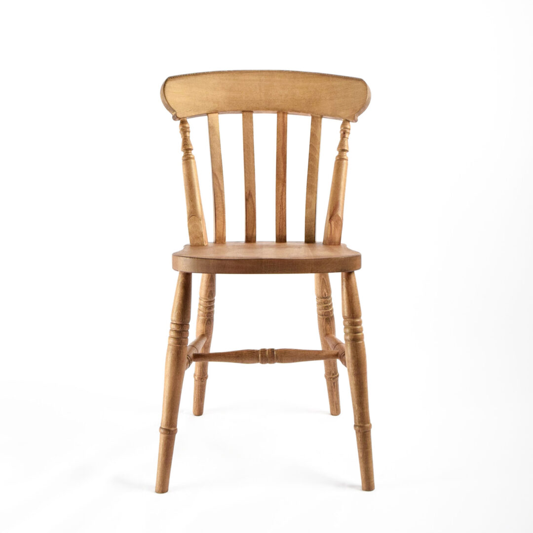 Farmhouse slat back dining chair